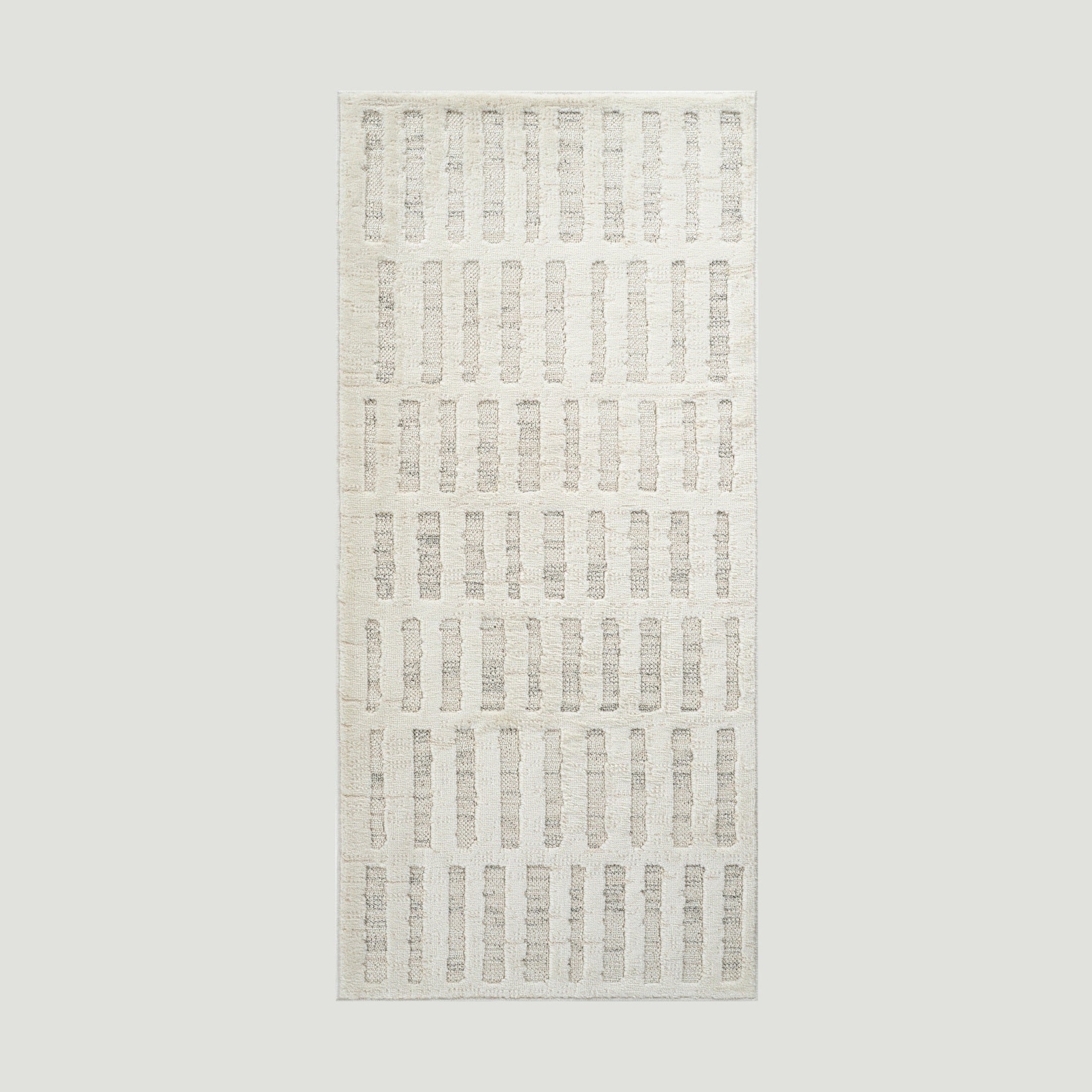 Tulum Beige Abstract Tribal Area Rug
