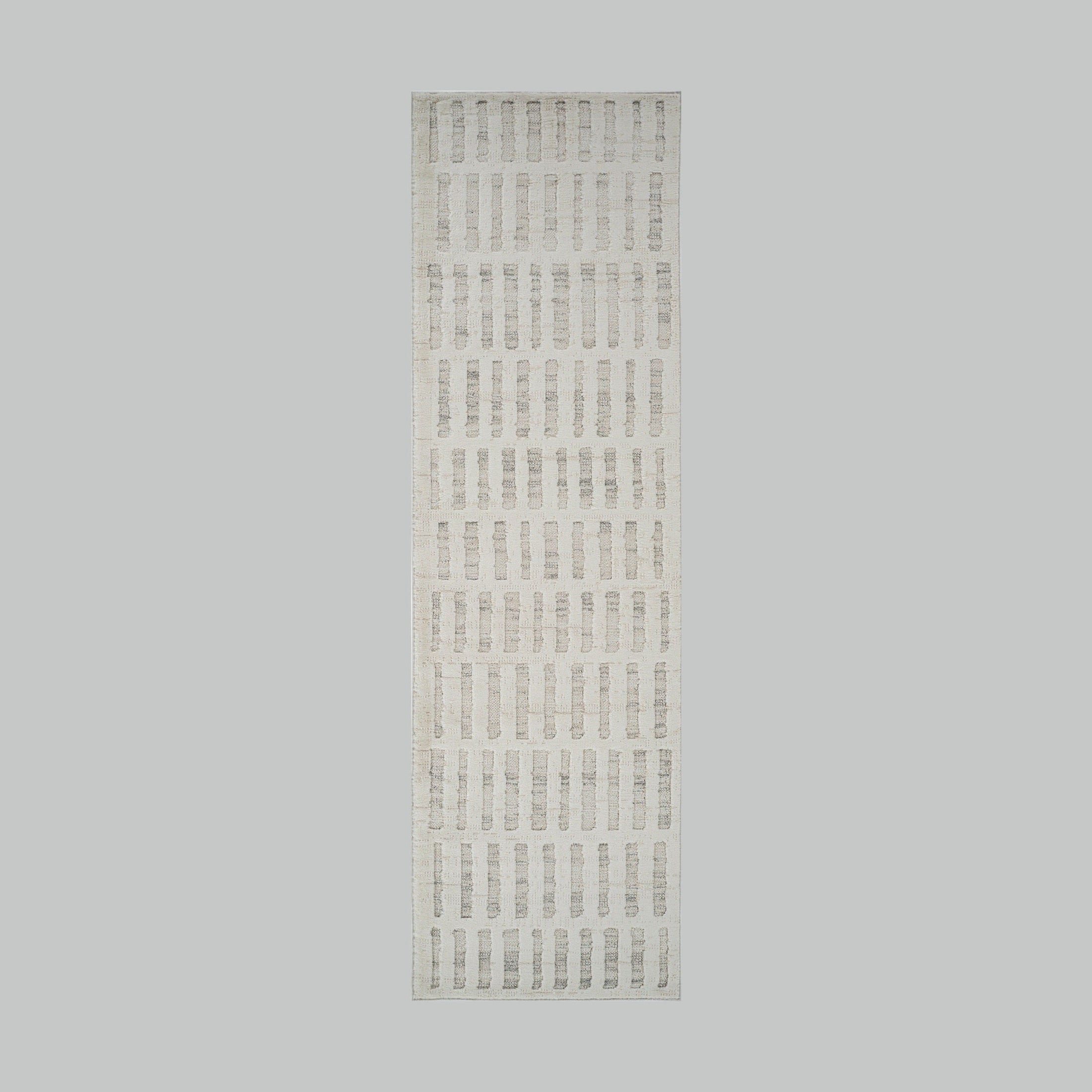Tulum Beige Abstract Tribal Area Rug
