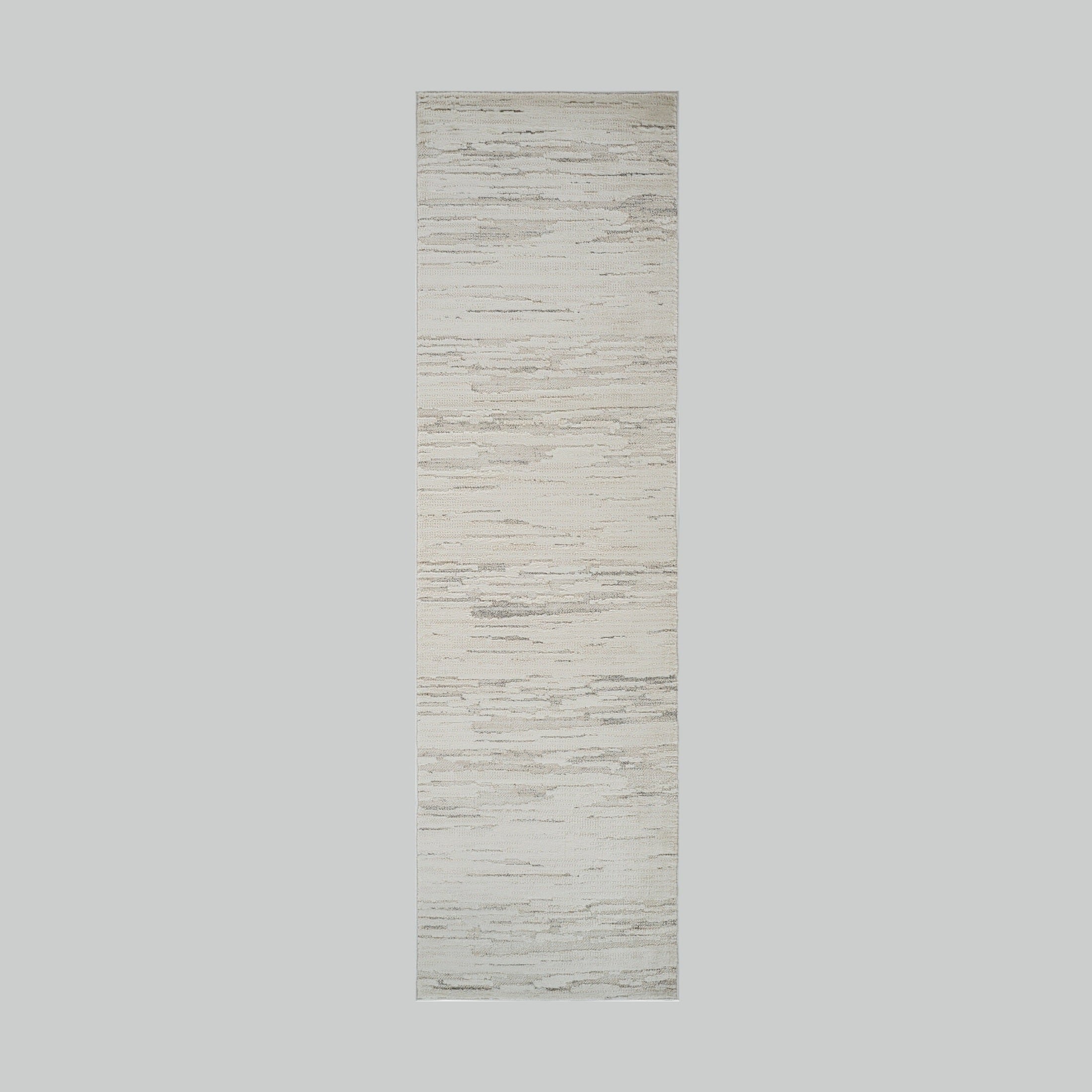 Tulum Beige Minimalist Chevron Area Rug