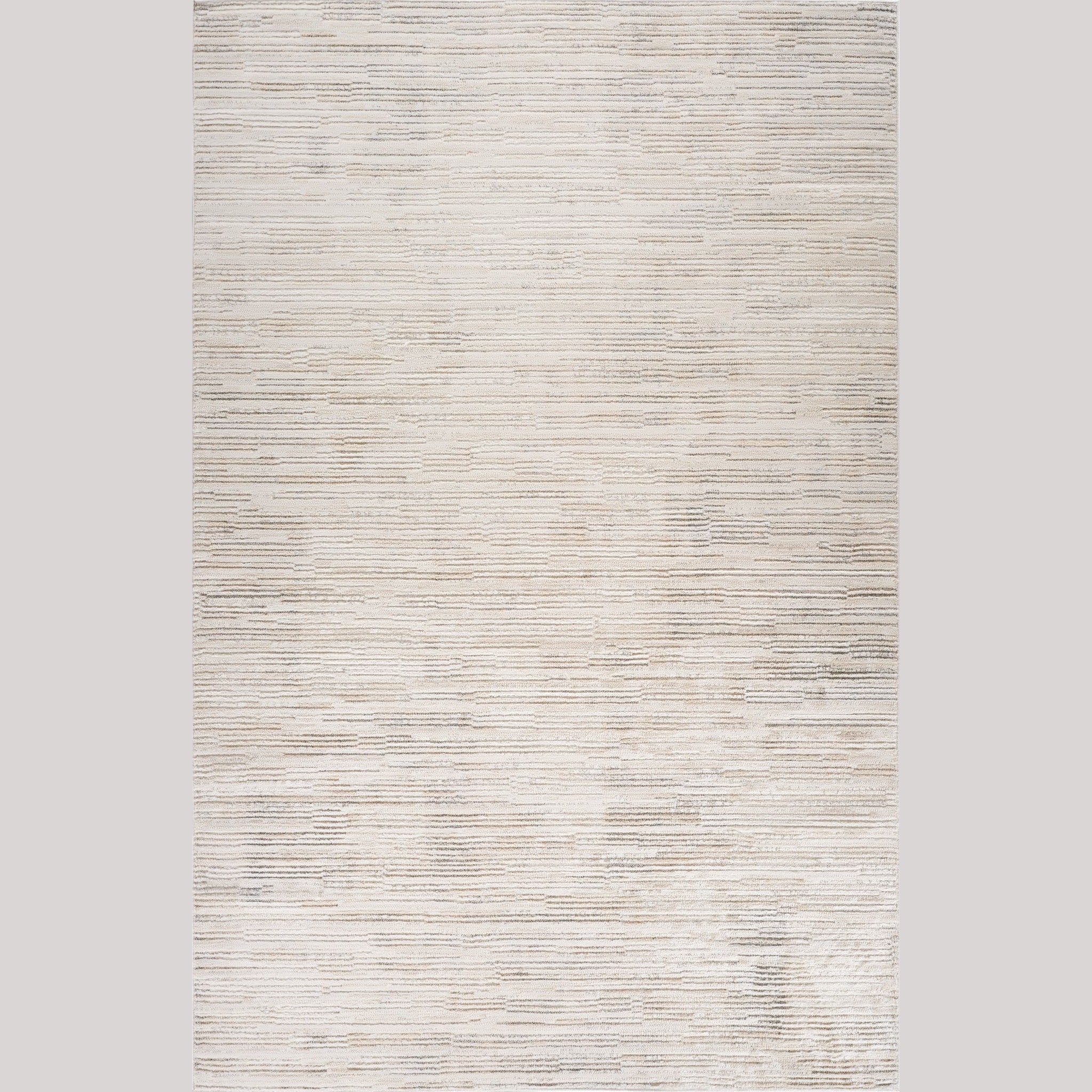 Tulum Beige Minimalist Chevron Area Rug