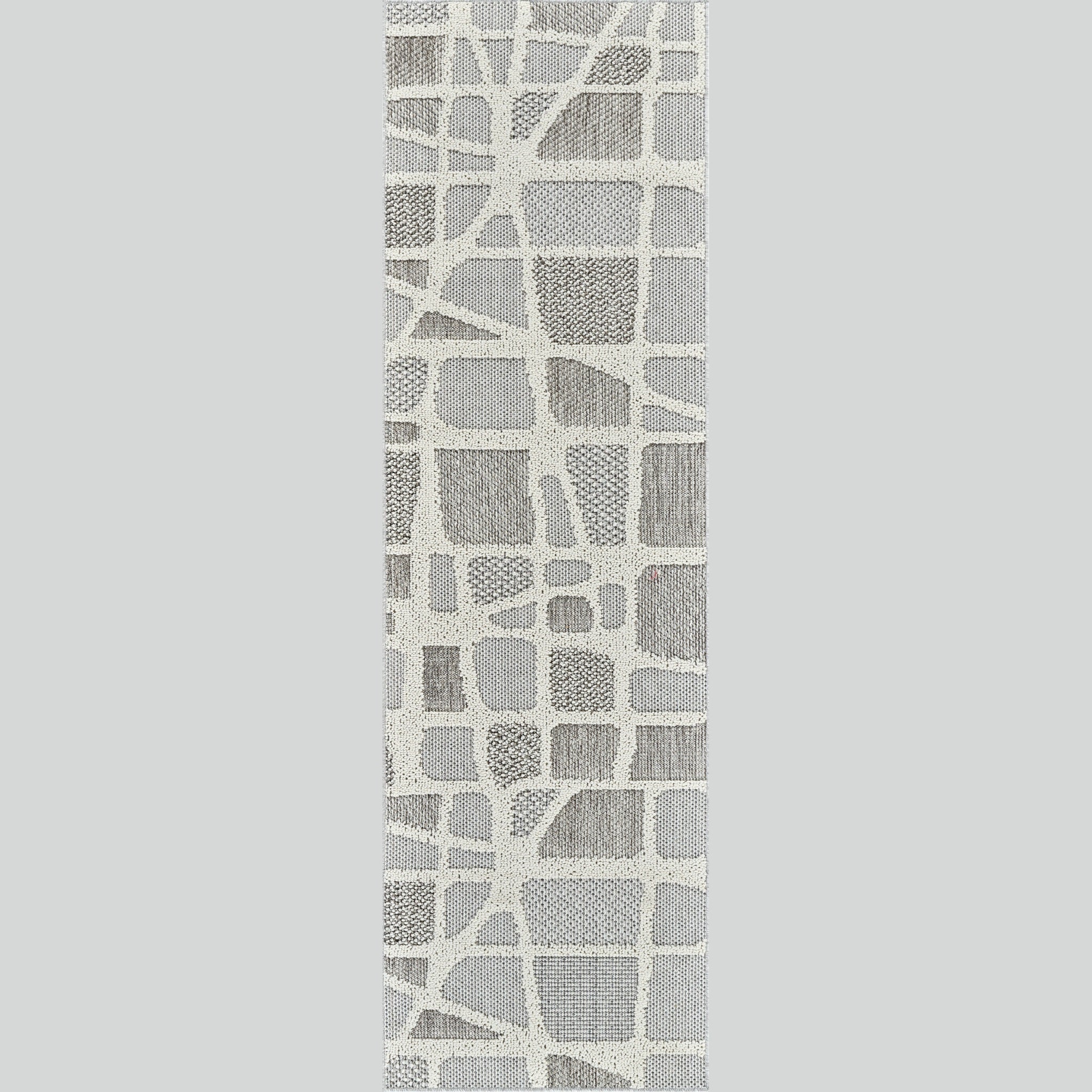 Utopia Grey Abstract Marble Area Rug