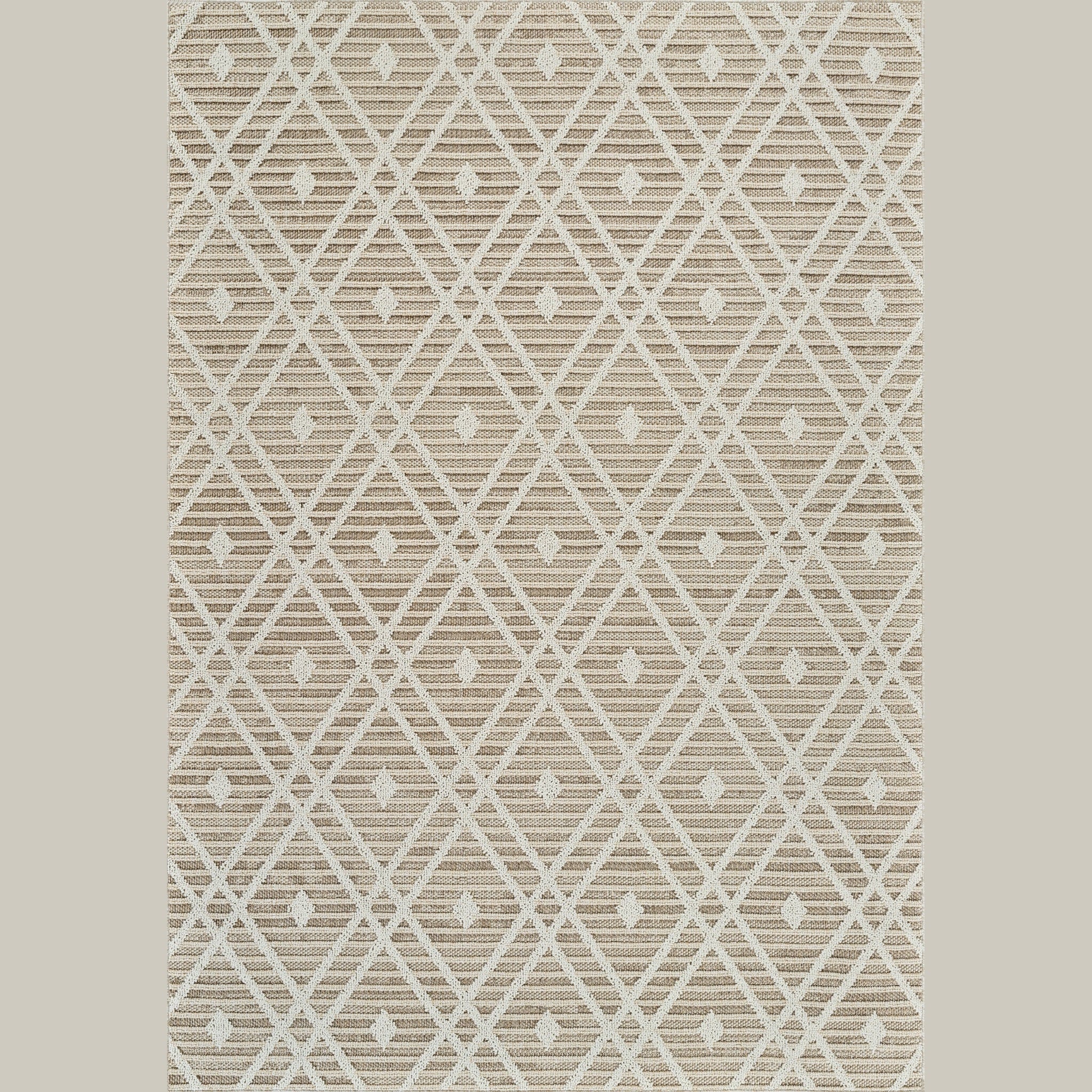 Utopia Brown Vintage Medallion Area Rug