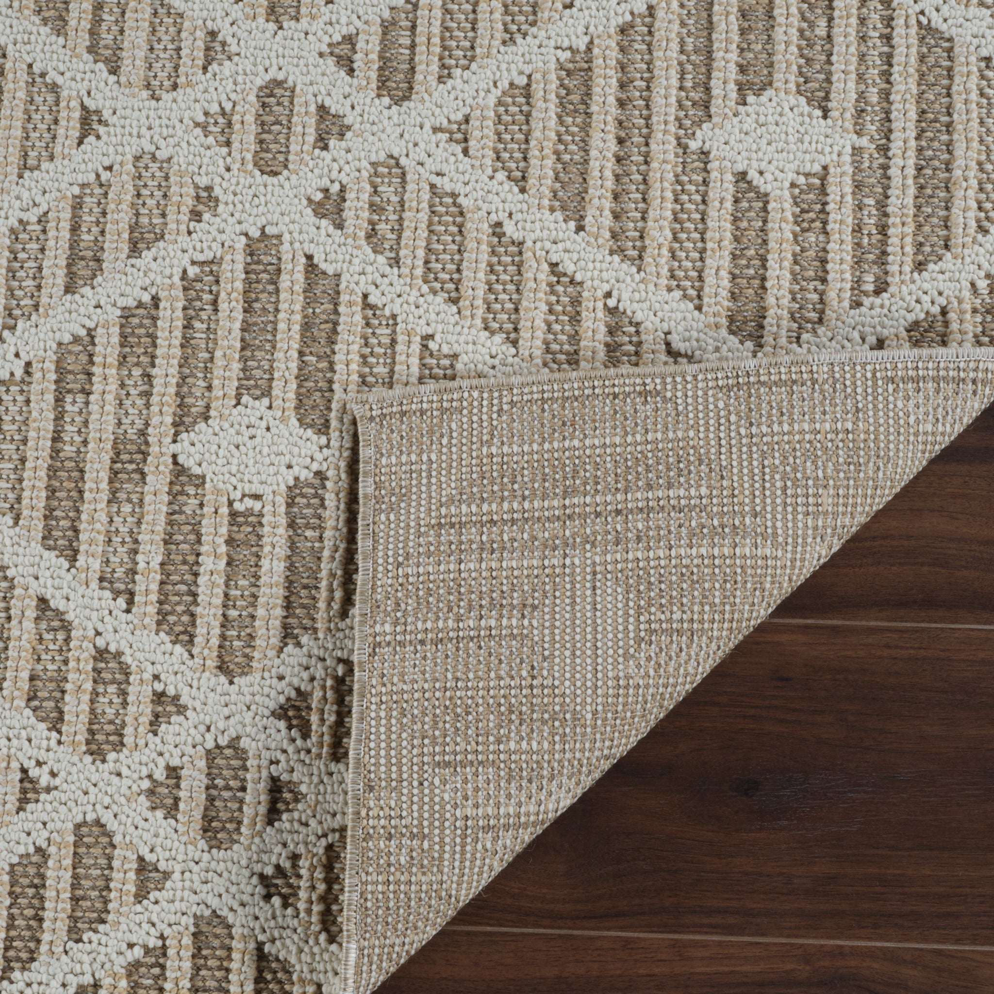 Utopia Brown Diamond Modern Area Rug – 5' x 8'
