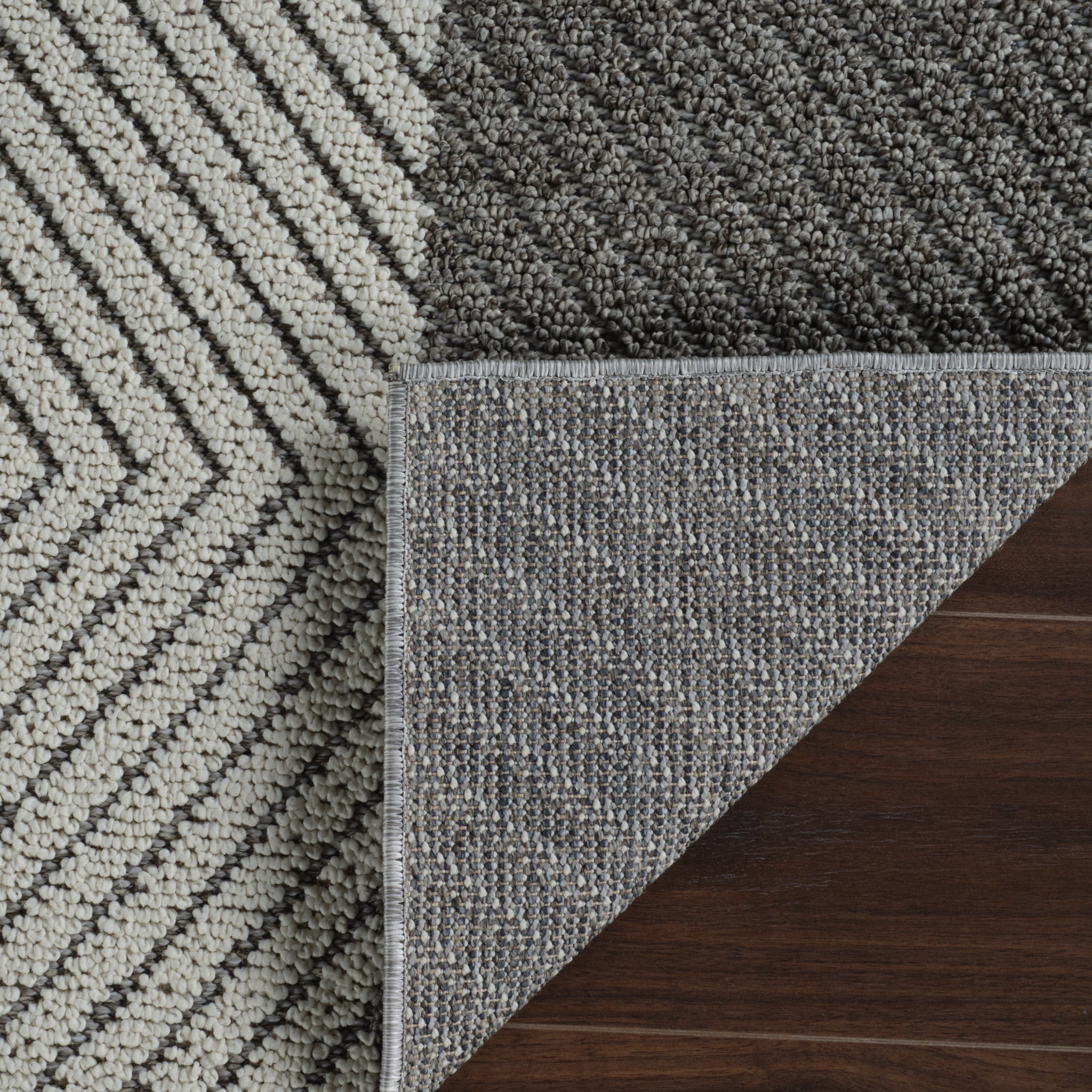 Utopia Grey Modern Abstract Area Rug