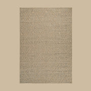 Utopia Beige Geometric Worn-Look Area Rug