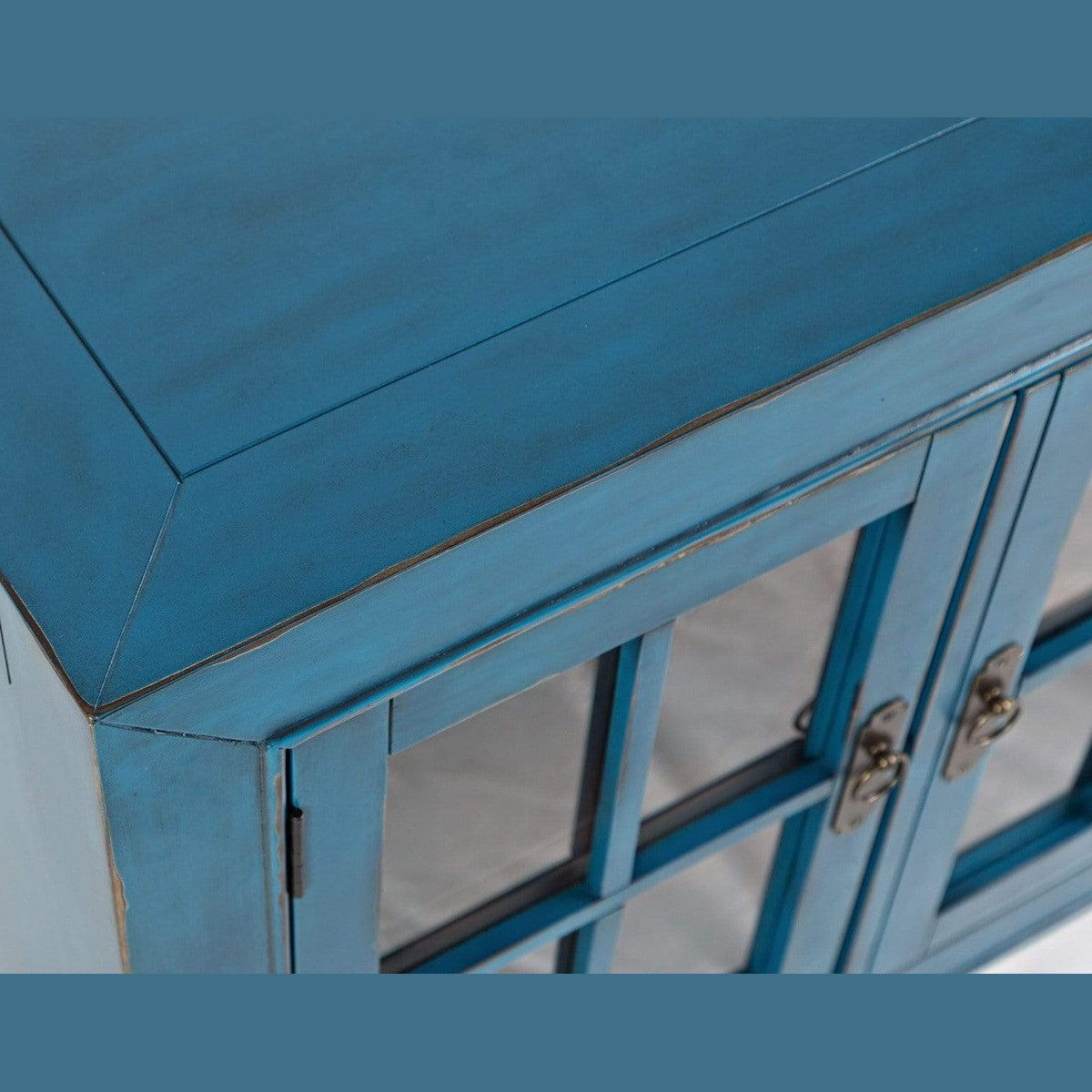 vendor-unknown Home Accents Aquitaine 36'' Cabinet - Blue (5349685231769)