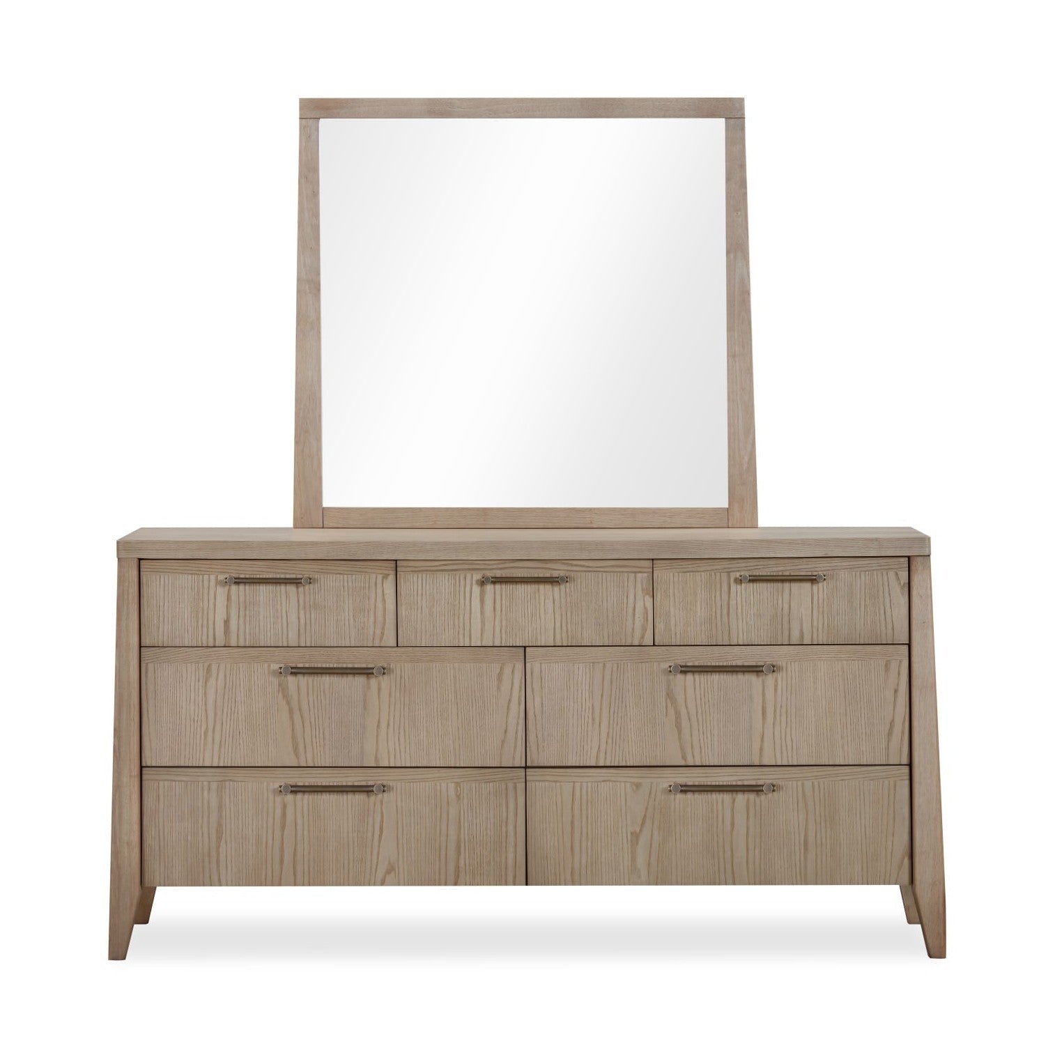 Sumire Seven Drawer Ash Wood Dresser in Ginger