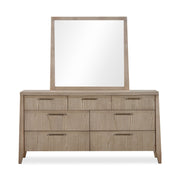 Sumire Seven Drawer Ash Wood Dresser in Ginger