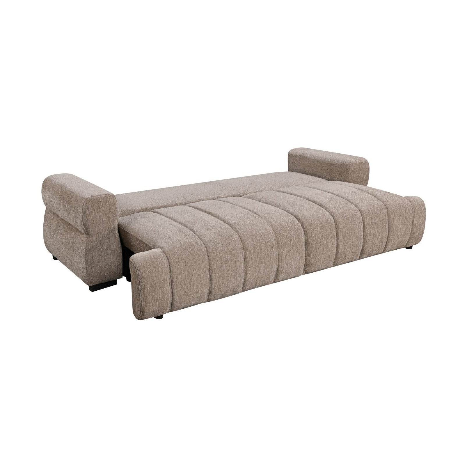 Zenvara Tufted 3-Seater Sleeper Sofa