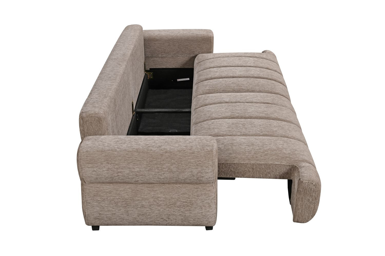 Zenvara Tufted 3-Seater Sleeper Sofa