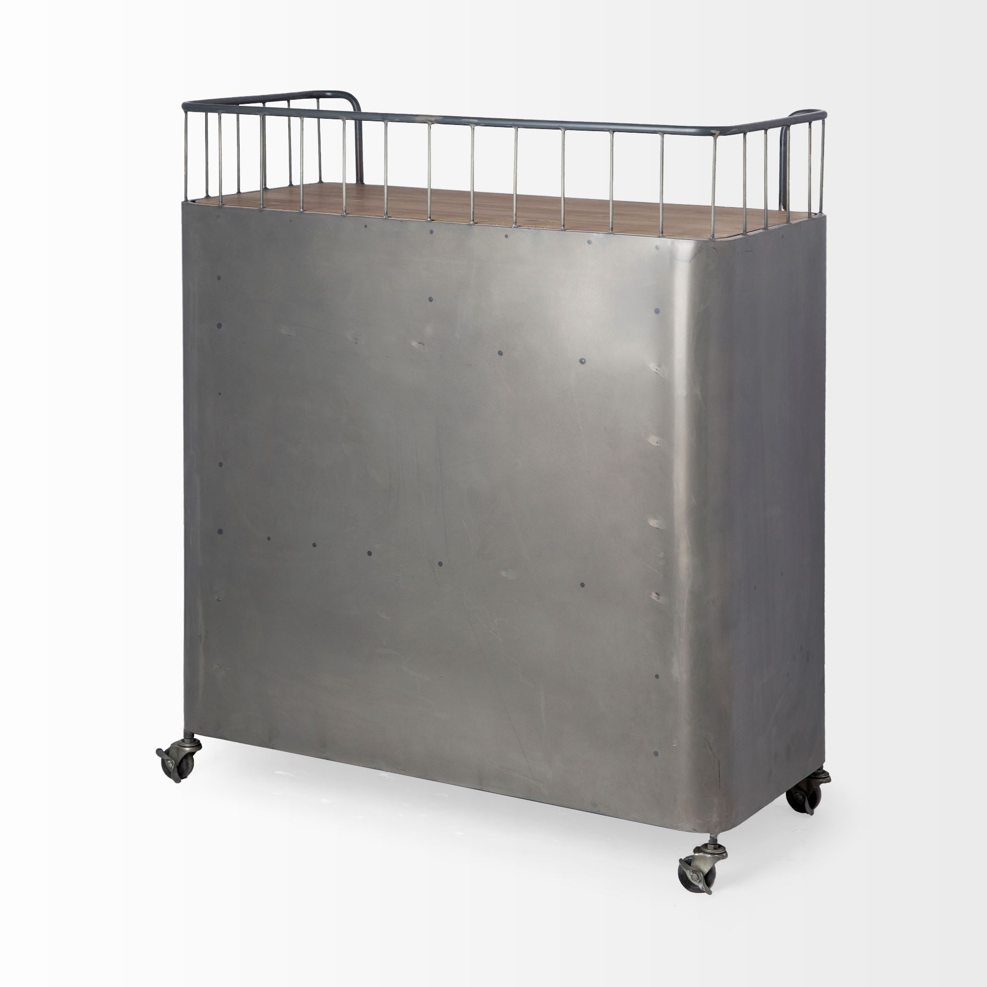 Gray Metal | Brown Wood_4
