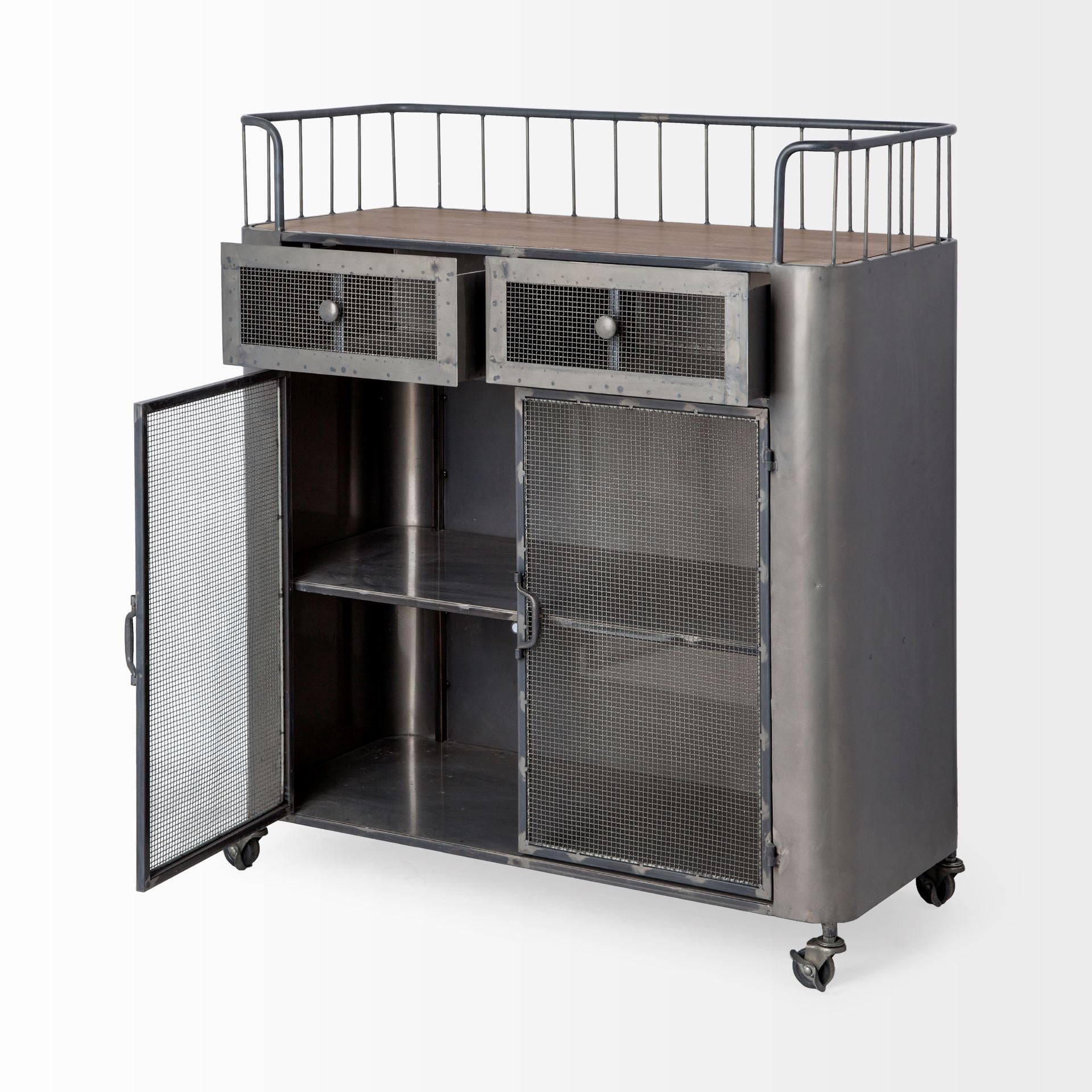 Gray Metal | Brown Wood_5