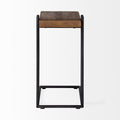 Brown Wood | Black Metal | C-shaped_3