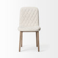 Cream Fabric | Brown Wood_1
