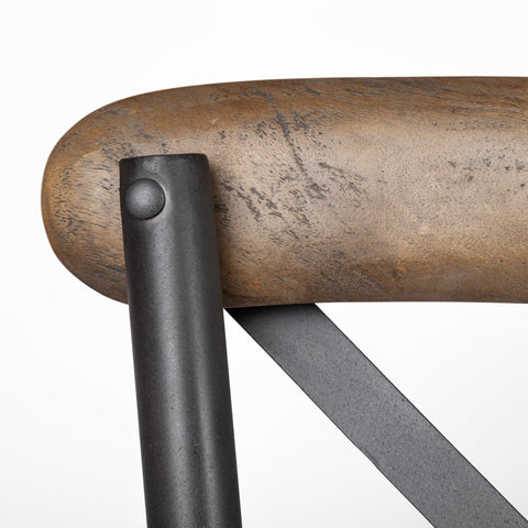 Brown Wood | Black Metal | Counter_5