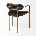 Brown Faux Leather | Gold Metal_4