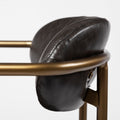 Brown Faux Leather | Gold Metal_7