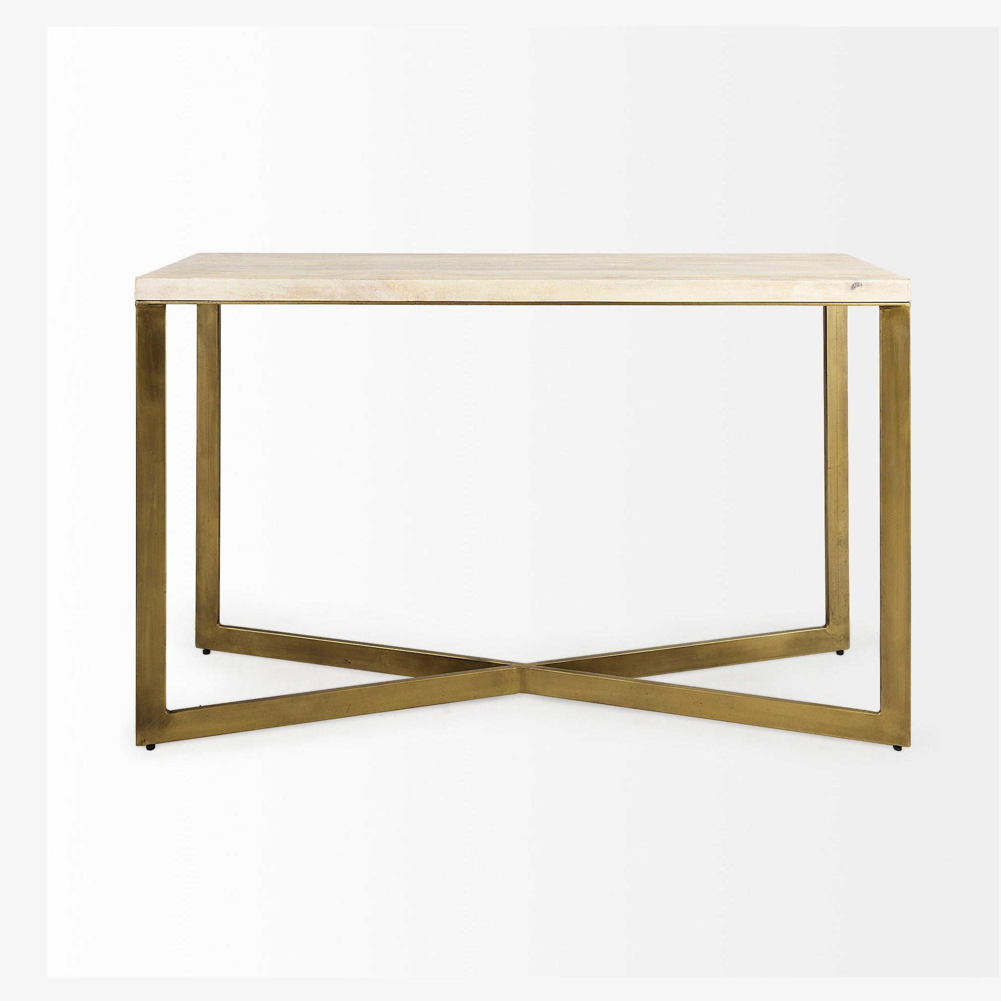 Light Brown Wood | Gold Metal_1