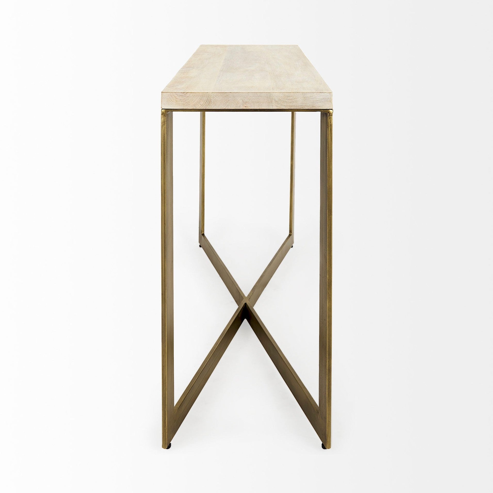 Light Brown Wood | Gold Metal_2