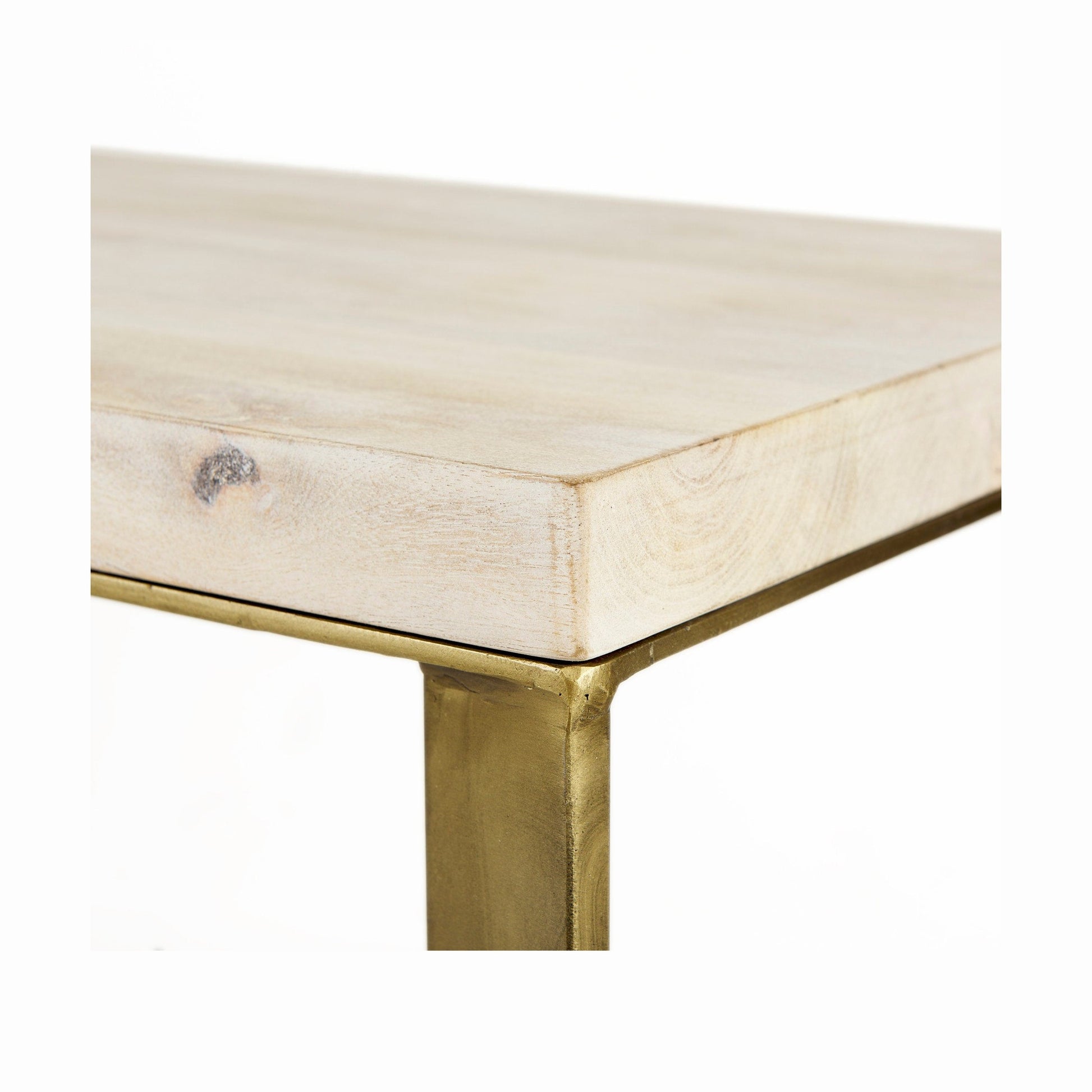 Light Brown Wood | Gold Metal_3