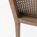 Cream Fabric |Brown Wood (Side Chair)_8