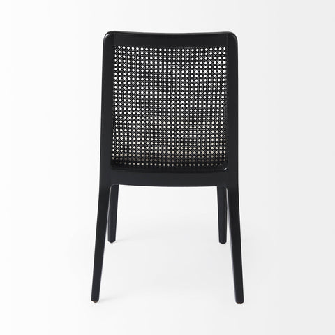 Cream Fabric |Black Wood (Side Chair)_3