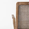 Cream Fabric |Brown Wood (Armchair)_8