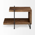 Brown Wood | Black Metal | U-shaped_2