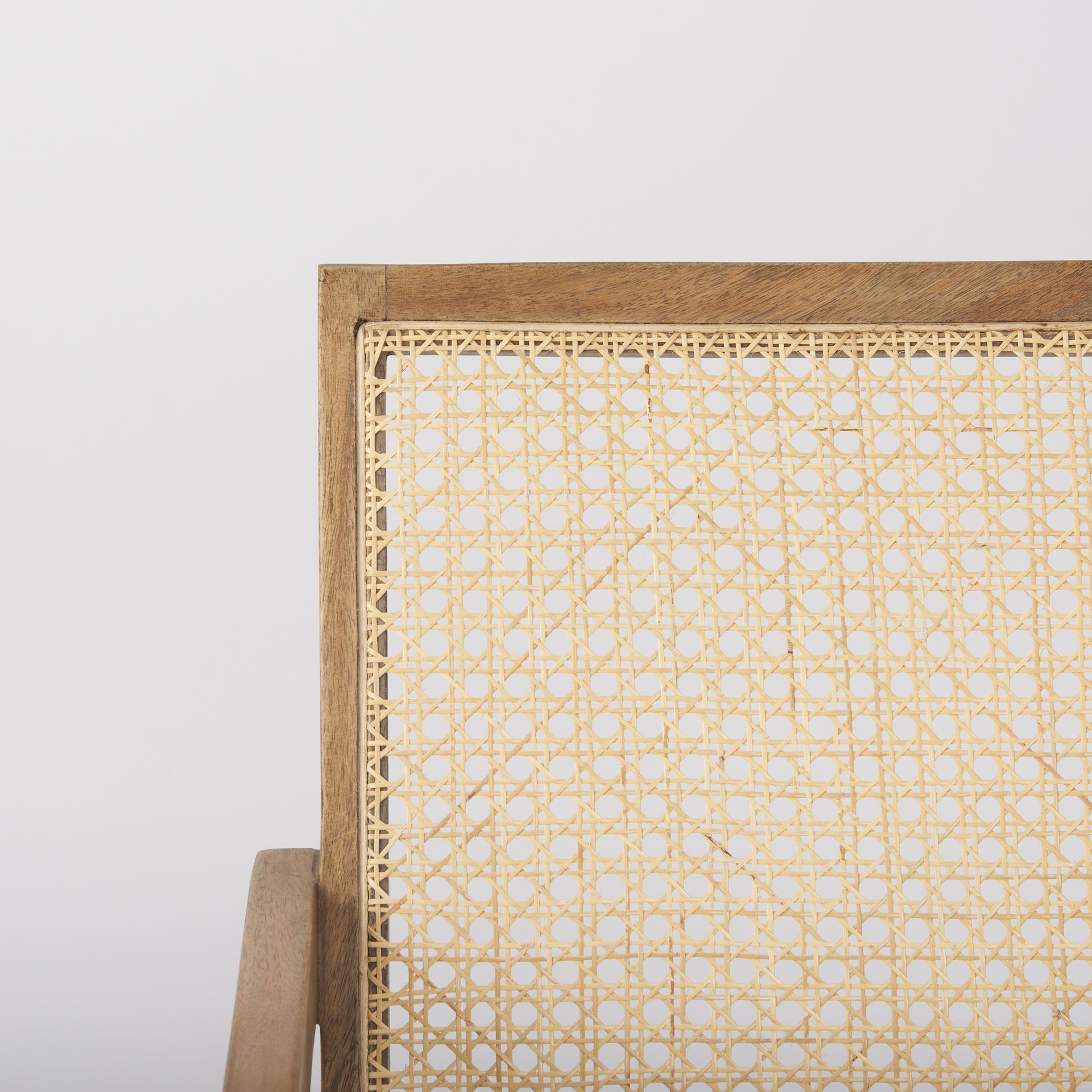 Light Brown Wood | Cane Back | Beige Upholstery_6