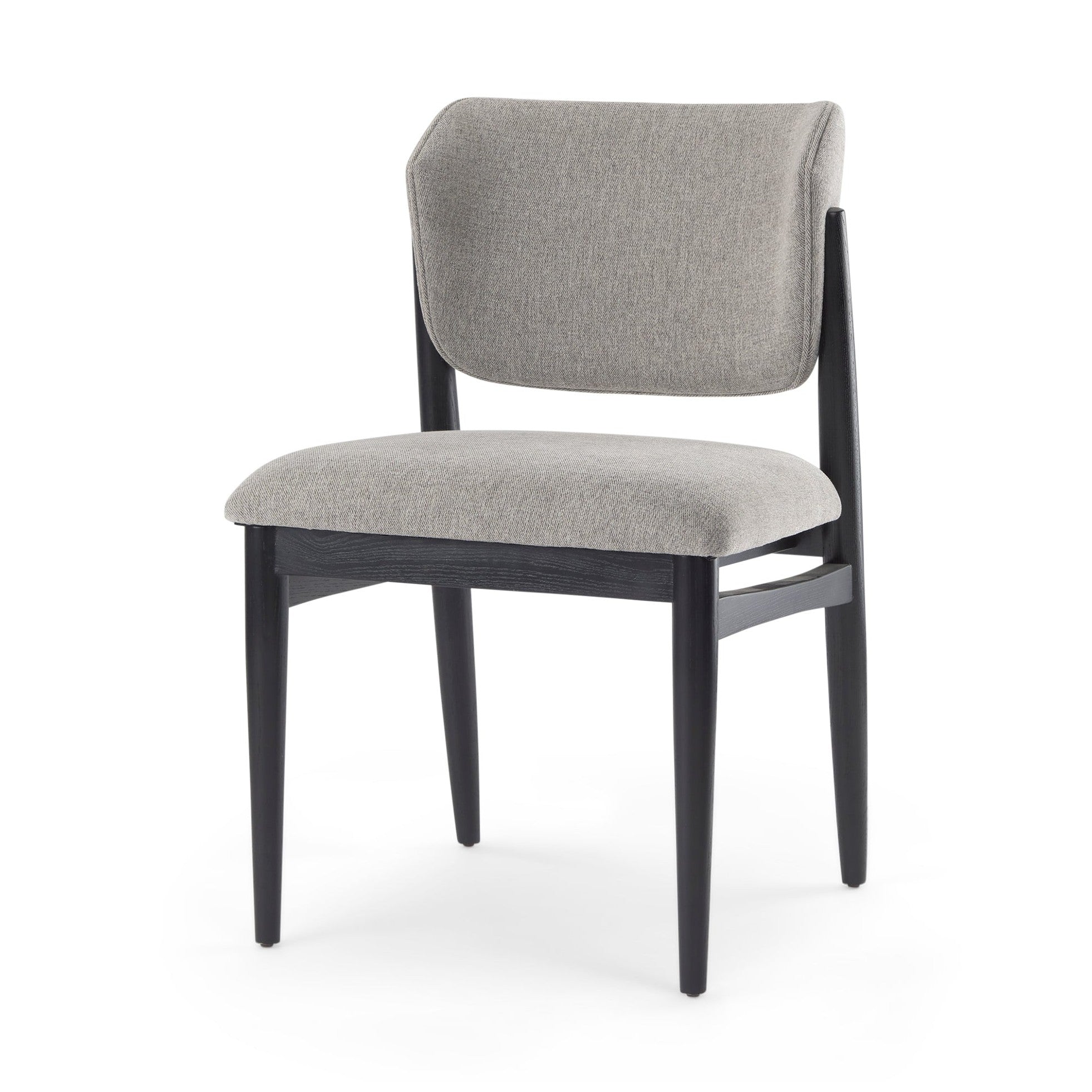 Gray Fabric | Black Wood_0