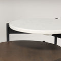 White Marble | Dark Brown Wood | Set of 2_6