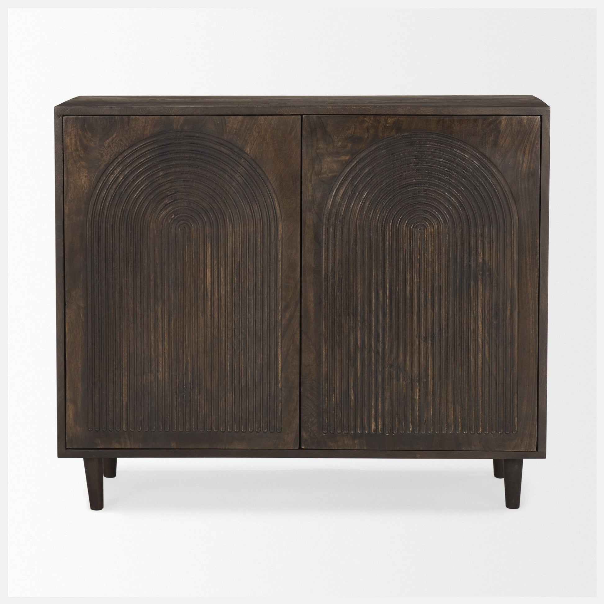 Dark Brown Wood | 2 Door_1