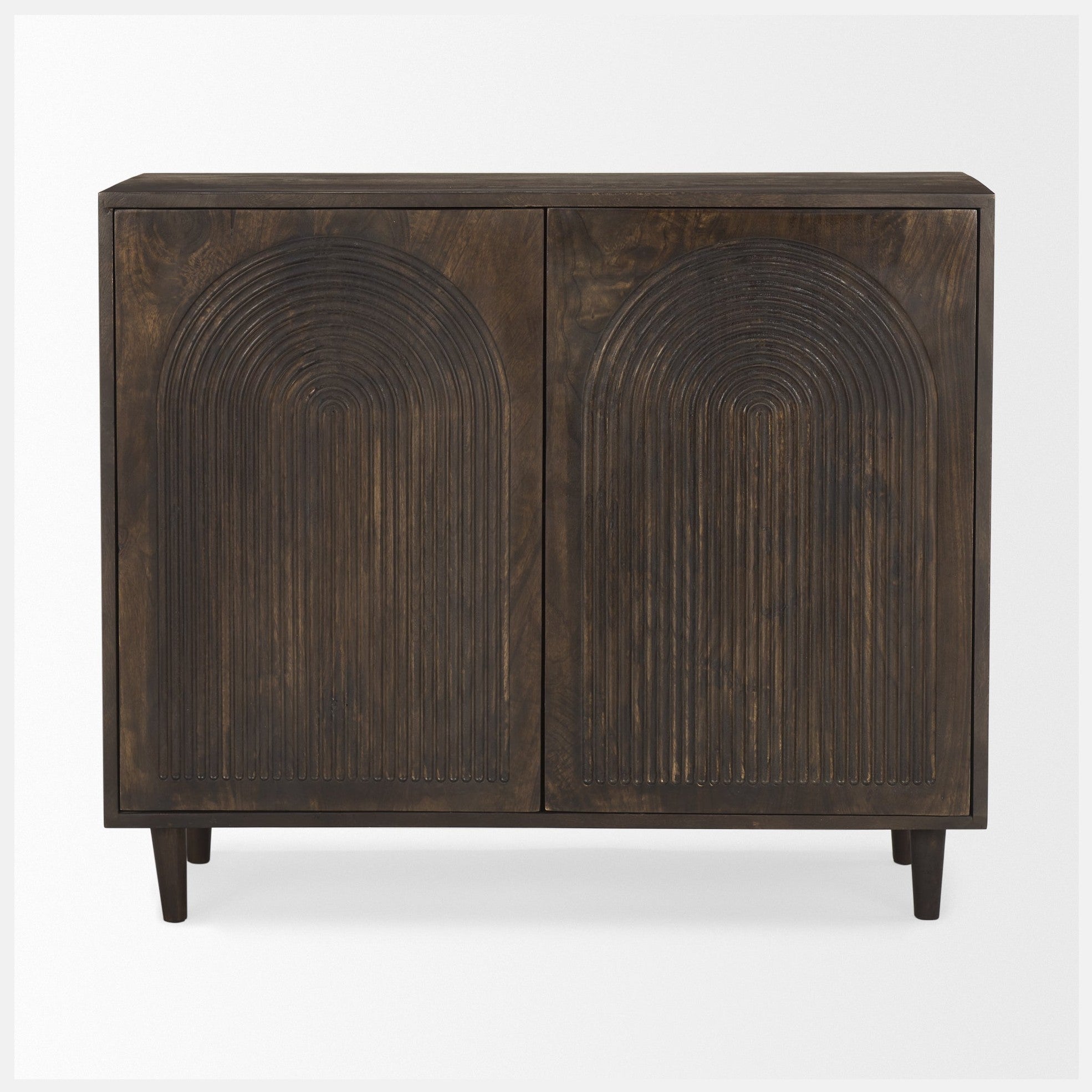 Dark Brown Wood | 2 Door_1