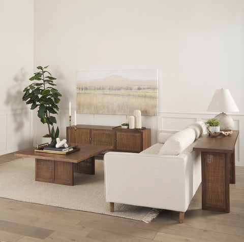 Medium Brown Wood | Cane Accent_12