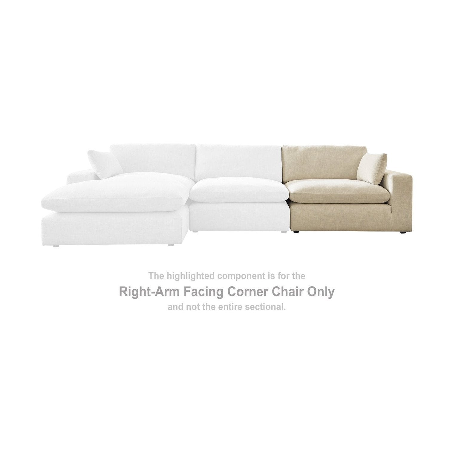 Elyza Right-Arm Facing Corner Chair