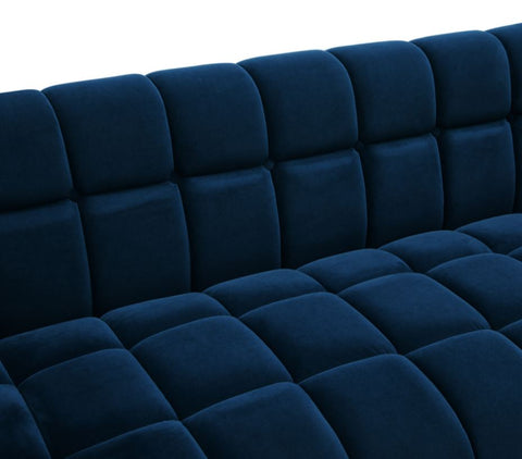 Yaletown Mid Century Sofa - Dark Blue