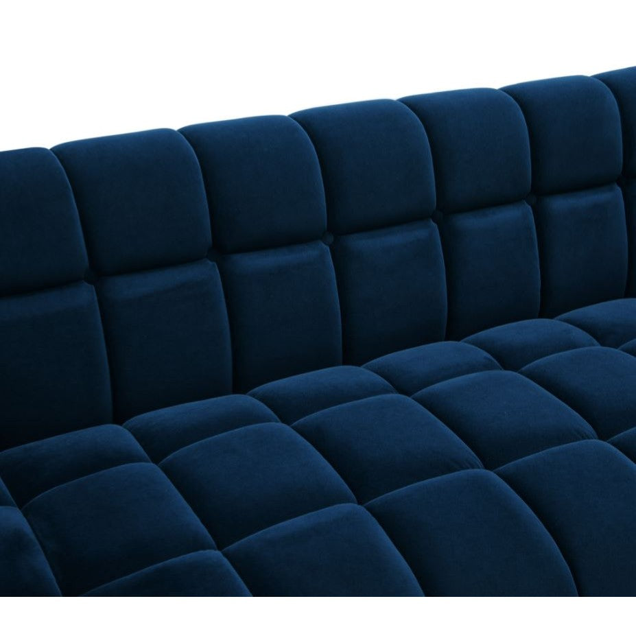 Yaletown Mid Century Sofa - Dark Blue