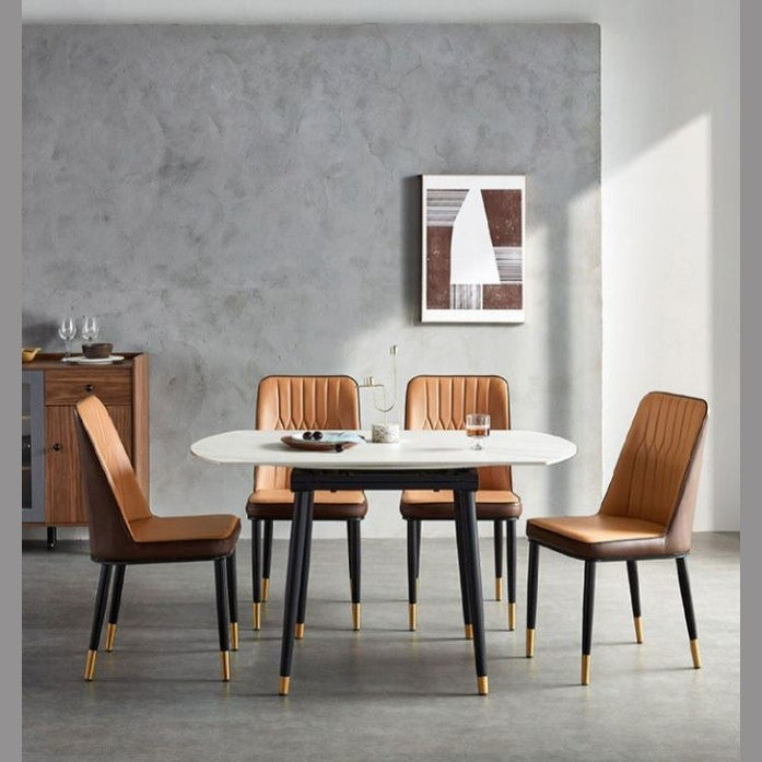Jess 2.0 Round Extendable Dining Table - White