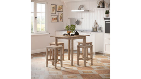 Backless Counter Stool - Bisque