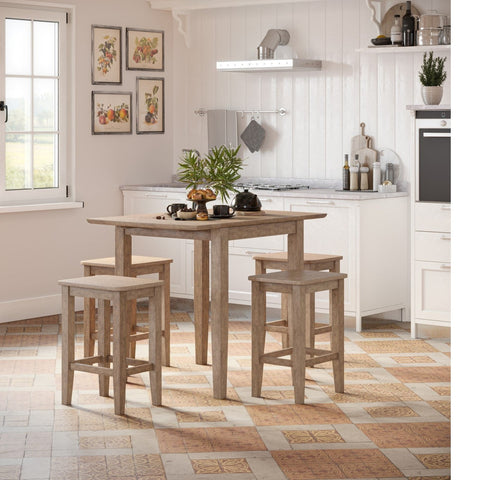 Backless Counter Stool - Bisque