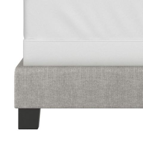 Jedd 60" Queen Bed in Light Grey Fabric