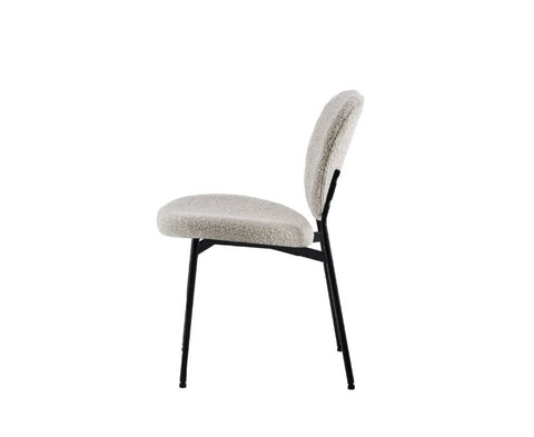Vashi Dining Chair - Pearl Boucle'