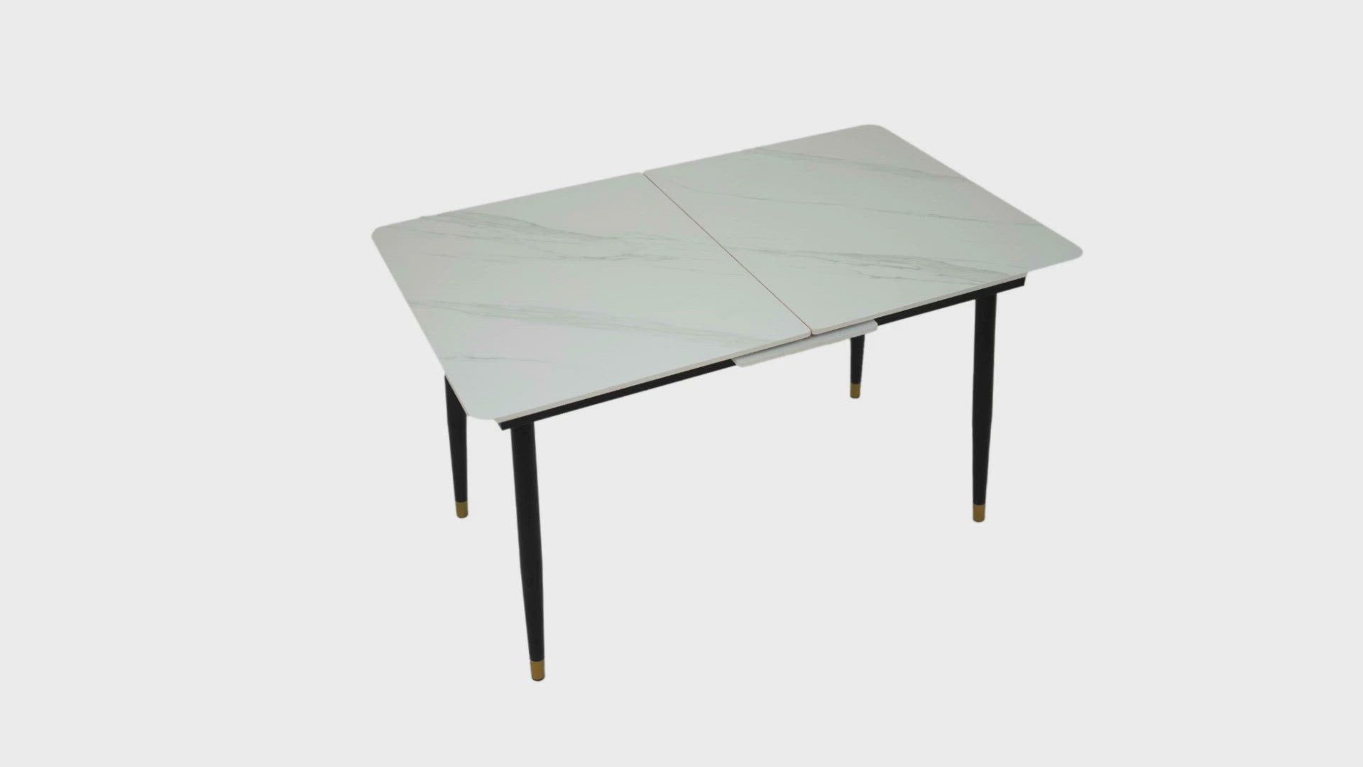 Load video: Jess 2.0 Extendable Dining Table by Accents At Home