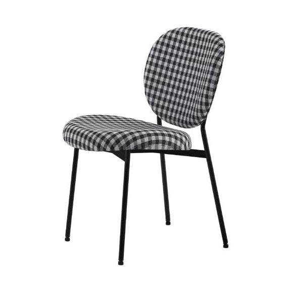 Vashi Dining Chair - Black & White Plaid