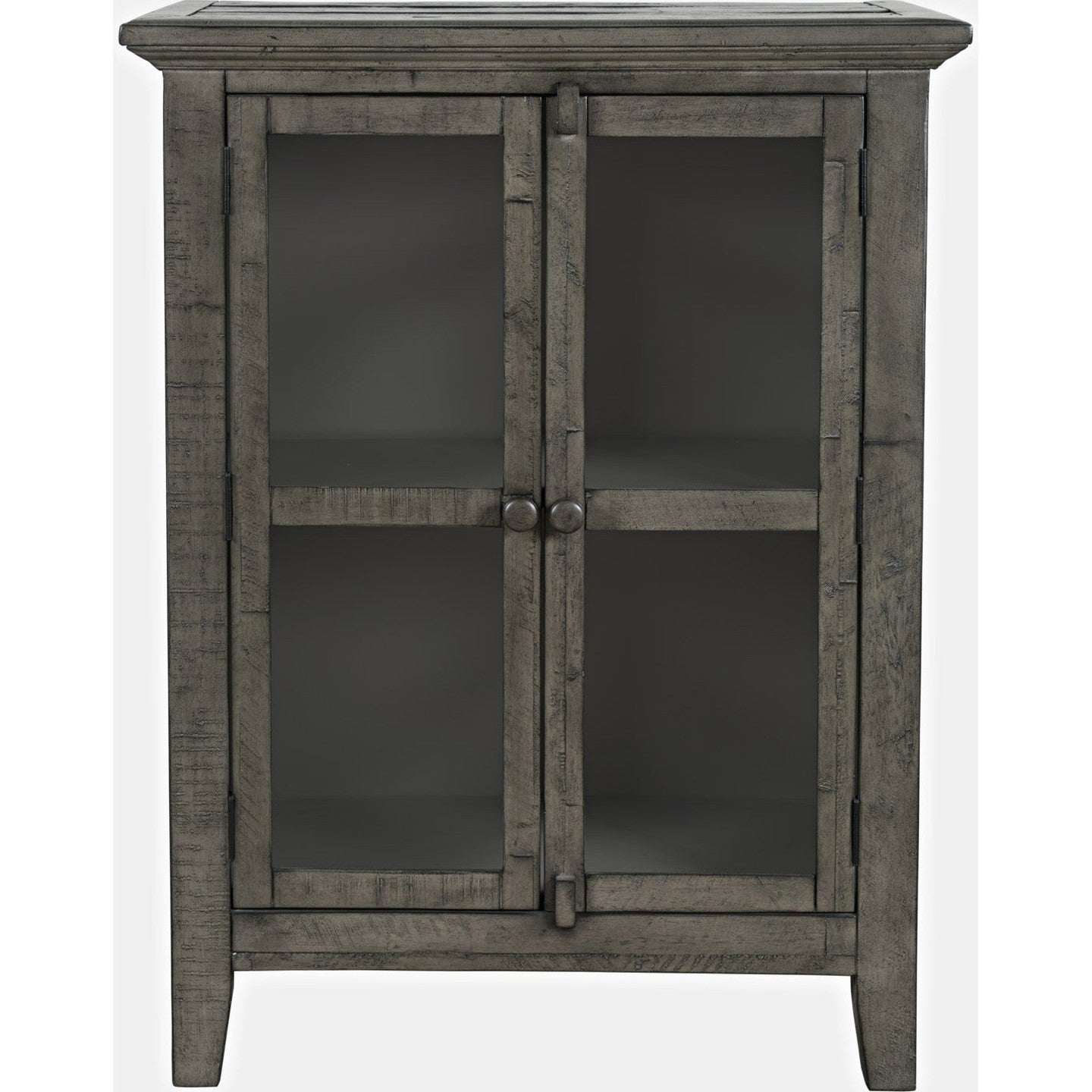 Rustic 2 Door High Cabinet 32" - Stone