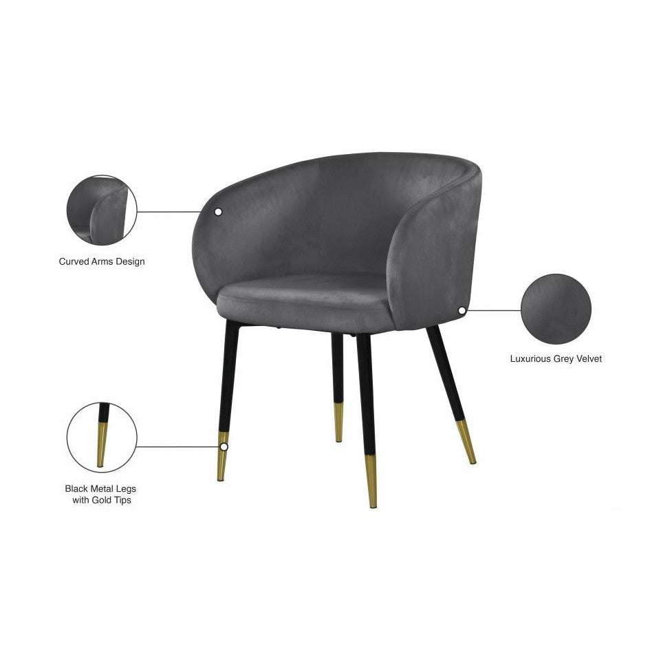 Cardinal Velvet Dining Chair