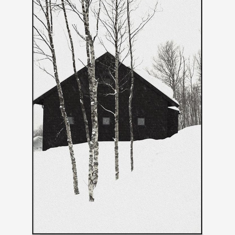 Whistler Set of 5 Alloy Matt - Black Frame Wall Art