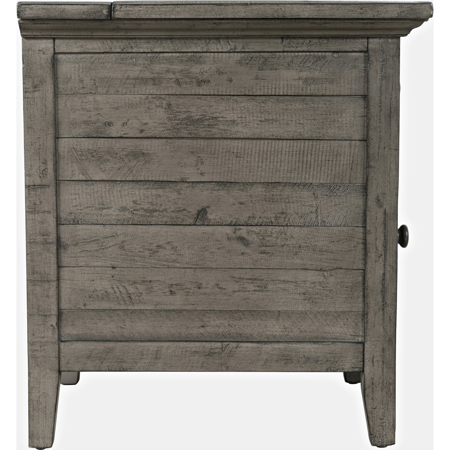 Rustic Shores Power Chairside Table - Stone