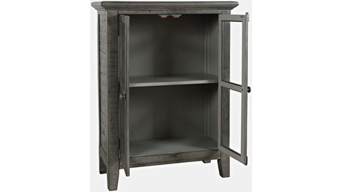 Rustic 2Door High Cabinet 32" - Stone