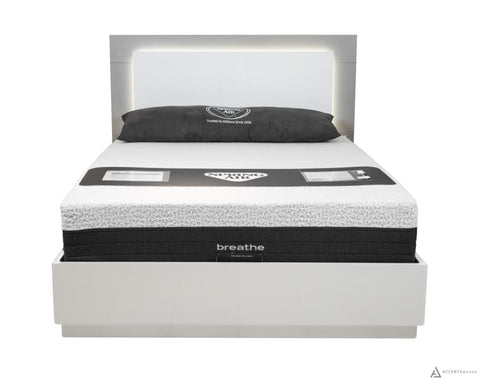 Patricia King Bed With Lift Up Storage - Two Tone